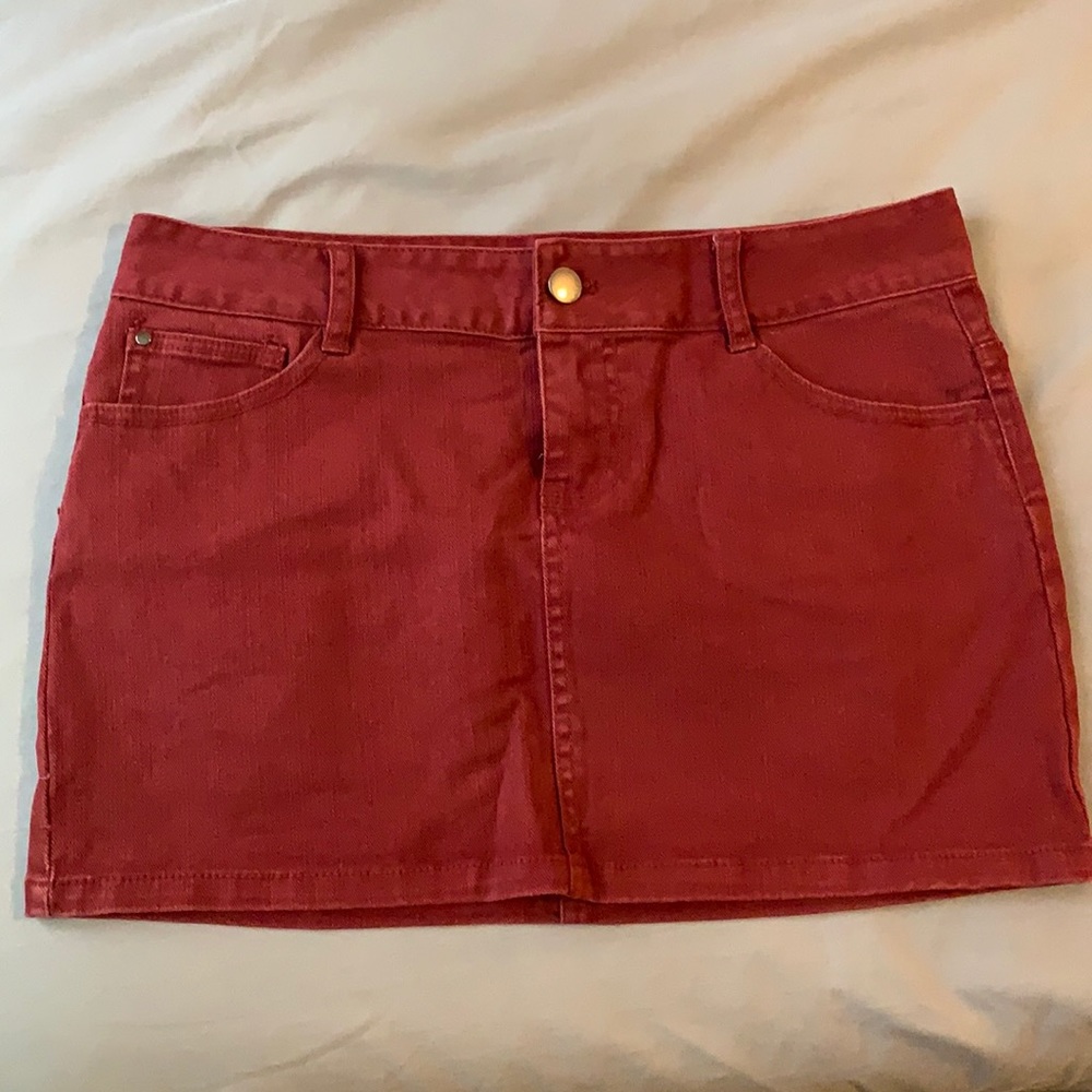 Denim Mini Skirt